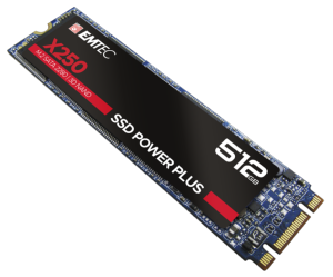 SSD EMTEC X250 512 Go M.2 SATA3 ECSSD512GX250