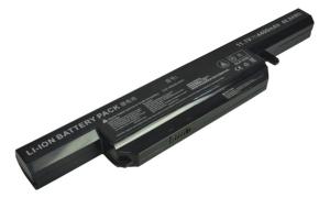 XBAT Batterie Li-Ion pour CLEVO 5200mAh 11.1V W550 noir