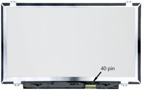Dalle LCD 14.0" LED Slim 40p 1366x768 Conn Droite Fix HB Brillante