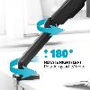 Moniteur ADVANCE Support 2 écrans bureau Bras articulé ADV-ARM2