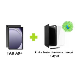 Bundle Tablette GalaxyTab A9+ 11" Wifi 64Go SM-X210 + Cover + Stylet + vitre (inclus10€HT taxe S) 