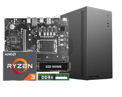 Pack à AssemblerAMD RYZEN 3 DDR4| A520 | 8Go | 480Go | BOITIER