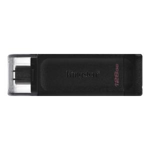 Clé USB Kingston DT70/128 Gb USB 3.0 Type C (dont Taxes 2.81€HT)
