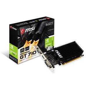 Carte Graphique MSI GT710 2Go DDR3 LP Passive 64bits VGA/DVI/HDMI