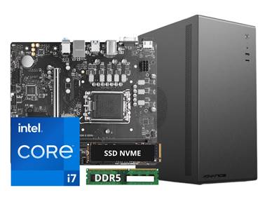 Pack à Assembler INTEL PLUS I7 DDR5| H610 + GT710 | 8Go | 1To | BOITIER