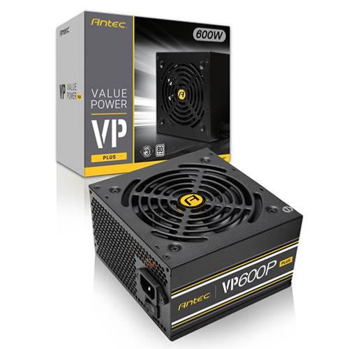 Alimentation PC ANTEC VP600P PLUS ATX 600W - 12cm certifiée 80PLUS