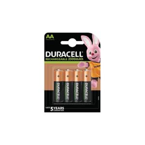 Pile Rechargeable AA 2500mAh Duracell Blister de 4 HR06-P