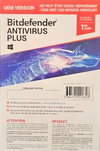 BitDefender Antivirus Plus - 1an/1user - OEM