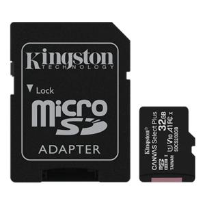 SDCard MicroSD Kingston 32 Gb SDHC + Adap Classe10 (dont Taxes 2.01€HT)