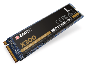 HDSSD EMTEC Power Pro X300 1To M.2 NVMe Gen3 3300Mo/s
