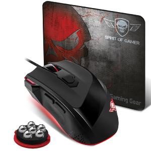 SOURIS Spirit Of Gamer Filaire RGB 7200 dpi PRO-M3 8 boutons avec tapis