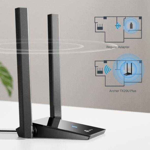 Adaptateur Clé Wifi 6 Usb Ax1800, Double Bande Adaptateur Usb Wifi