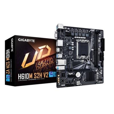 Carte mère Gigabyte H610M S2H V2 DDR5 M.2/2xDDR5600/VGA/HDMI/DPLGA1700 MicroATX