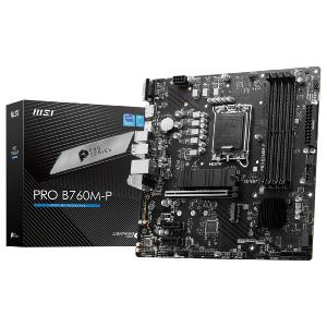 Carte Mère Msi PRO B760M-P DDR5 2xM.2/4x DDR5 6000/VGA/HDMI/DisplayPort 1700