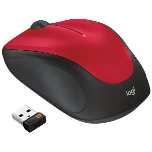 SOURIS Logitech M235 Sans fil USB Rouge