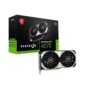 Carte Graphique MSI RTX 4070 VENTUS 2X OC 12Go DDR6X 192bits ventilox2 HDMI/3xDisp