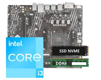 Pack à Assembler INTEL I3 DDR4 | H610 | 8Go | 1To