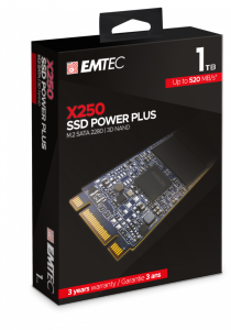 SSD EMTEC X250 1To M.2 SATA3 ECSSD1TX250