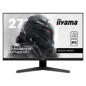 Moniteur IIYAMA 27" G2740HSU-B1 BlackHawk HP2x2W 1ms 75Hz HDMI/DisP