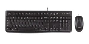 CLAVIER SOURIS Logitech MK120 USB Filaire Noir