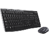 CLAVIER SOURIS Logitech MK270 USB sans fil noir Retail