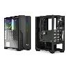 Boitier Moyen Tour ADVANCE PHOENIX Gaming RGB ATX sans alim Noir