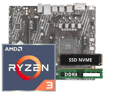 Pack à AssemblerAMD RYZEN 3 DDR4| A520 | 8Go | 480Go