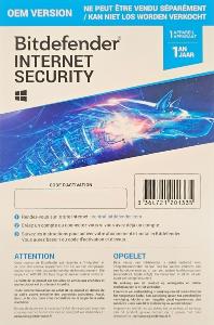 BitDefender Internet Security - 1an/1user - OEM