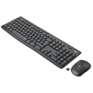 CLAVIER SOURIS Logitech MK295 Silent USB sans fil noir Retail