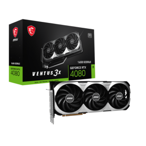 Carte Graphique MSI RTX 4080 VENTUS 3X OC 16GoDDR6X 256bits ventilox3 HDMI/3xDisp LHR