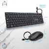 CLAVIER SOURIS Advance Silencieux Filaire CLS-5100